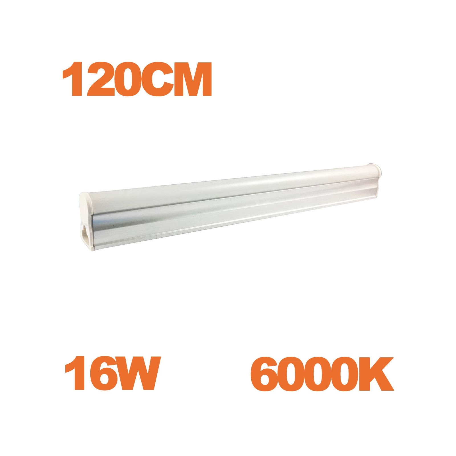 Tube LED T5 Puissance 16W Longueur 120cm Blanc Chaud 3000K