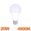 Ampoule LED Culot E27 Puissance 20W Blanc Neutre 4500K
