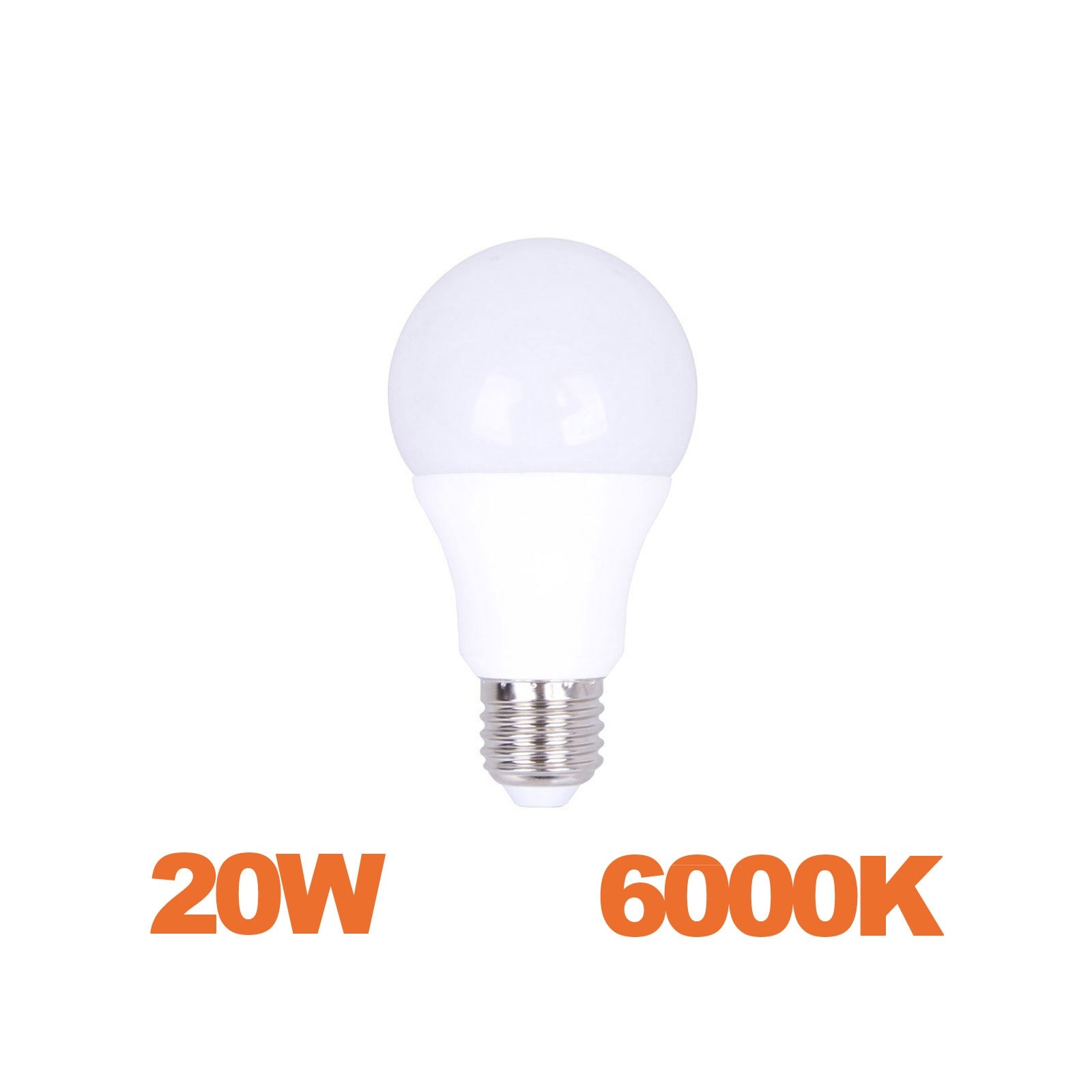 Ampoule E27 LED 20W 220V A80 - Blanc Froid 6000K - 8000K - SILUMEN