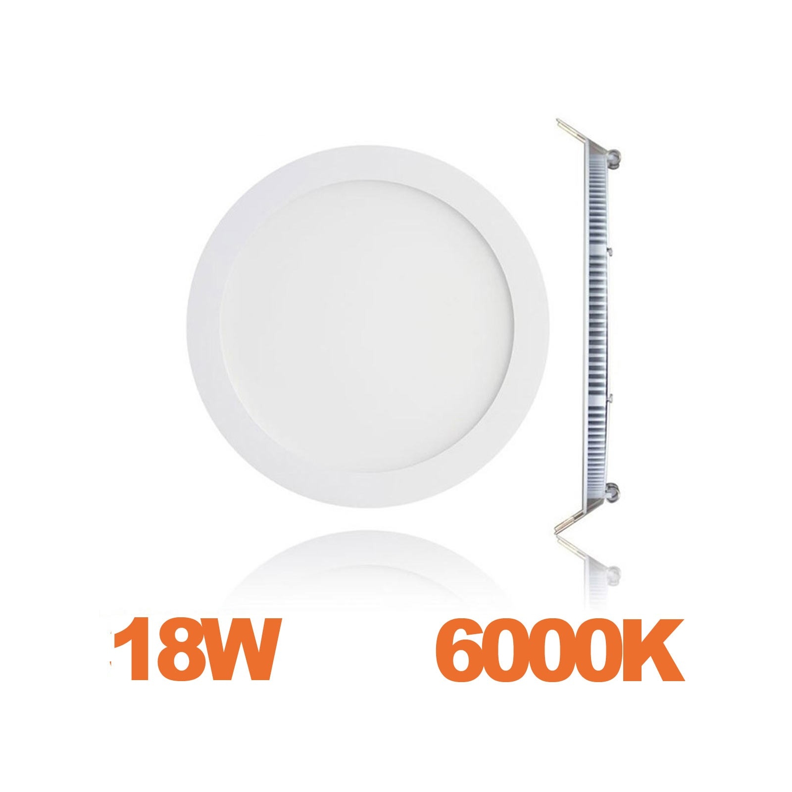 Spot Encastrable LED Downlight Panel Extra-Plat 18W Blanc Froid 6000K