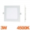 Spot Encastrable LED Carre Downlight Panel Extra-Plat 3W Blanc Neutre 4500K