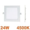 Spot Encastrable LED Carre Downlight Panel Extra-Plat 25W Blanc Neutre 4500k