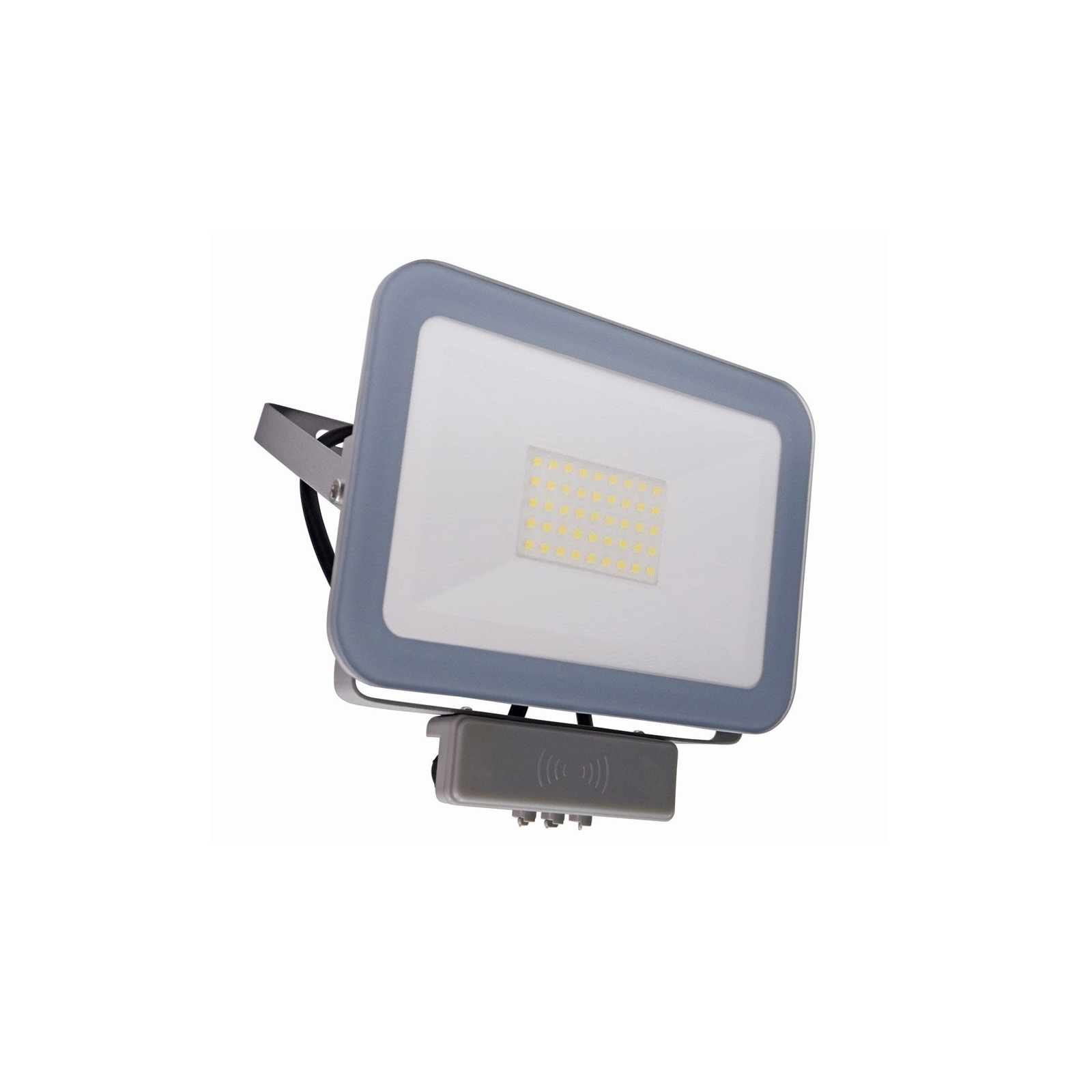 Projecteur LED 30W avec Détecteur de Mouvement Crépusculaire Extra Plat  IP65 BLANC (Pack de 10)