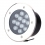 Spot Encastrable Sol LED intégrées 12W Extérieur IP65 INOX 304