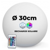 Boule LED Lumineuse Solaire Multicolore 30CM