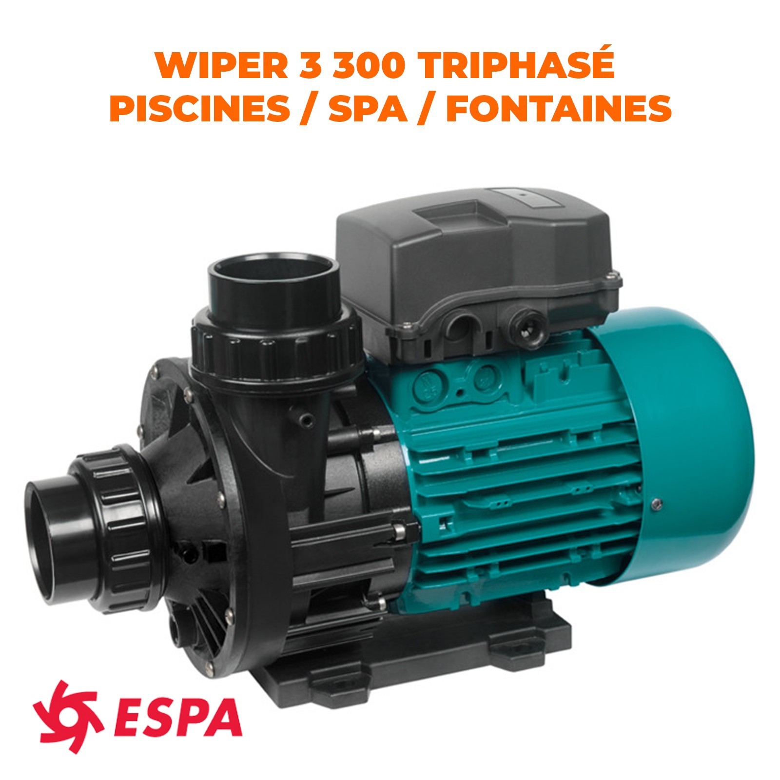 WIPER3 300 TRIPHASÉ ESPA POMPE PISCINE / SPA / FONTAINES ET JEUX AQUATIQUES