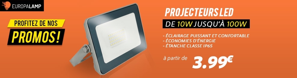 Projecteurs LED IP65 10W - 100W